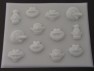 305sp Sesame Friends Faces Chocolate or Hard Candy Mold